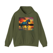 Colorful Modern Horse Unisex Heavy Blend™ Hooded Sweatshirt