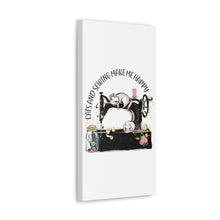 Cats and Sewing - Canvas Gallery Wraps