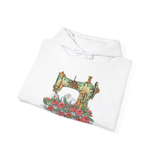 Retro Gorgeous Sewing Machine Unisex Heavy Blend™ Hooded Sweatshirt