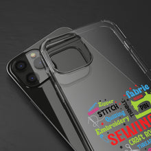 Colorful Sewing Word Cloud - Clear Cases