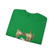 Retro Gorgeous Sewing Machine Unisex Heavy Blend™ Crewneck Sweatshirt