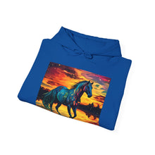 Colorful Modern Horse Unisex Heavy Blend™ Hooded Sweatshirt