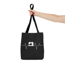 Sewing Machine Heart Beat Sewing Tote Bag