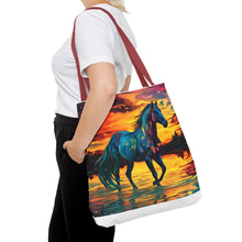 Colorful Modern Horse Tote Bag