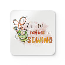 I'd Rather Be Sewing Corkwood Coaster Set