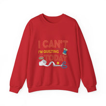 I Can't I'm Quilting Unisex Heavy Blend™ Crewneck Sweatshirt