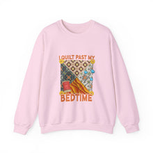 I Quilt Past My Bedtime Unisex Heavy Blend™ Crewneck Sweatshirt