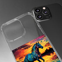 Colorful Modern Horse - Clear Cases