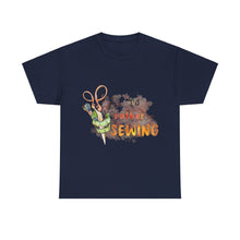 I'd Rather Be Sewing Unisex Heavy Cotton Tee