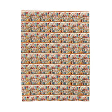 Watercolor Sewing Supplies 2 Velveteen Plush Blanket