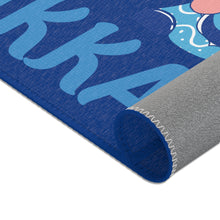 Happy Hanukkah Gnomes Area Rugs - Blue