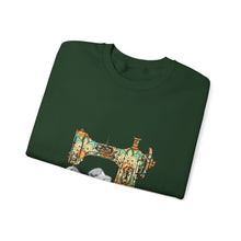 Retro Gorgeous Sewing Machine Unisex Heavy Blend™ Crewneck Sweatshirt