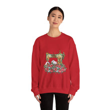 Retro Gorgeous Sewing Machine Unisex Heavy Blend™ Crewneck Sweatshirt