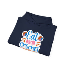 Eat Sleep Crochet Repeat Unisex Heavy Blend™ Hooded Sweatshirt