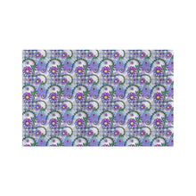 Floral Collage Pattern 2 Microfiber Tea Towel