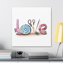 Sewing Love - Canvas Gallery Wraps