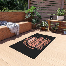 Sewing Is My Superpower Outdoor Rug - Black