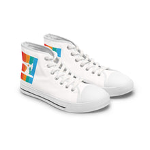 Retro Sewing Machine Women's High Top Sneakers