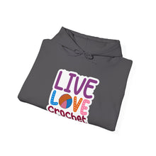 Live Love Crochet Unisex Heavy Blend™ Hooded Sweatshirt