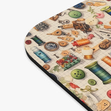 Watercolor Sewing Supplies 7 Mouse Pad (Rectangle)