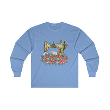 Retro Gorgeous Sewing Machine Unisex Ultra Cotton Long Sleeve Tee