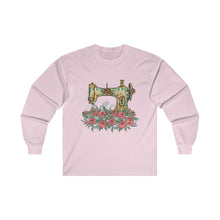 Retro Gorgeous Sewing Machine Unisex Ultra Cotton Long Sleeve Tee