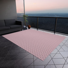 Sewing Elements Pink Outdoor Rug