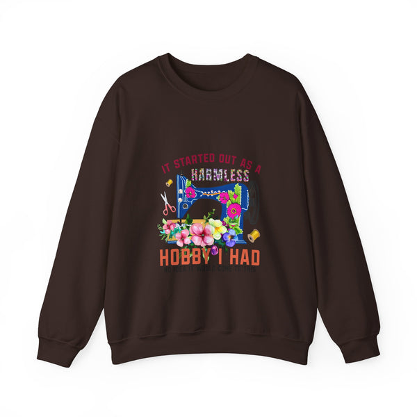 It Started Out as a Harmless Hobby Unisex Heavy Blend™ Crewneck Sweatshirt