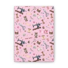 Sewing Elements Pink - Canvas Gallery Wraps