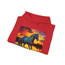 Colorful Modern Horse Unisex Heavy Blend™ Hooded Sweatshirt
