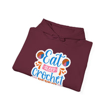 Eat Sleep Crochet Repeat Unisex Heavy Blend™ Hooded Sweatshirt