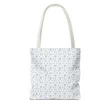 Outlined Sewing Elements Tote Bag