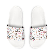 Sewing Elements White Women's PU Slide Sandals