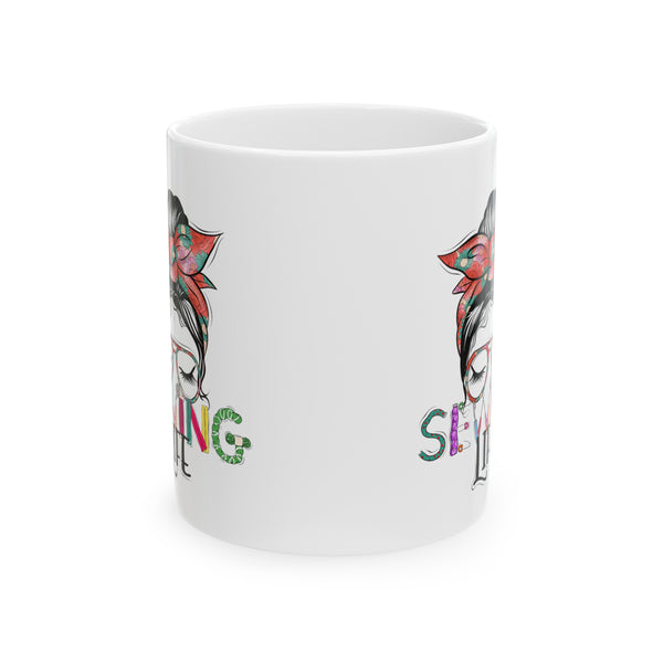 Sewing Life 1 Ceramic Mug, (11oz, 15oz)