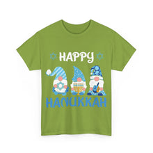 Happy Hanukkah Gnomes Unisex Heavy Cotton Tee