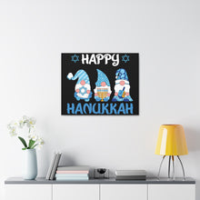 Happy Hanukkah Gnomes - Canvas Gallery Wraps