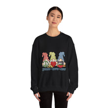 Peace, Love, Sew Gnomes Unisex Heavy Blend™ Crewneck Sweatshirt