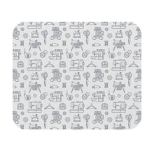 Outlined Sewing Elements Mouse Pad (Rectangle)