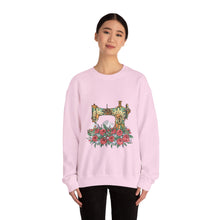 Retro Gorgeous Sewing Machine Unisex Heavy Blend™ Crewneck Sweatshirt