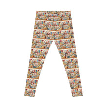 Watercolor Sewing Supplies 2 Casual Leggings