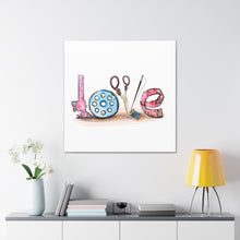 Sewing Love - Canvas Gallery Wraps