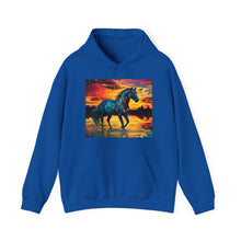 Colorful Modern Horse Unisex Heavy Blend™ Hooded Sweatshirt
