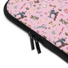 Sewing Elements Pink Laptop Sleeve