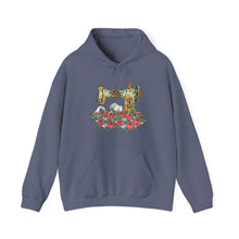 Retro Gorgeous Sewing Machine Unisex Heavy Blend™ Hooded Sweatshirt