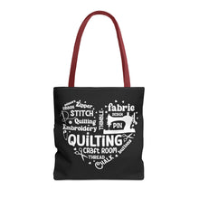 Quilting Word Cloud Tote Bag