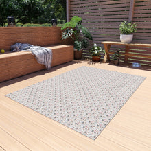 Sewing Elements White Outdoor Rug