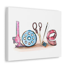 Sewing Love - Canvas Gallery Wraps