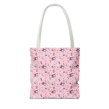 Sewing Elements Pink Tote Bag