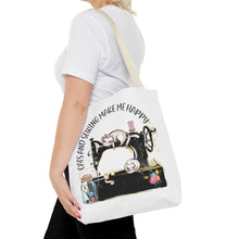 Cats and Sewing Tote Bag